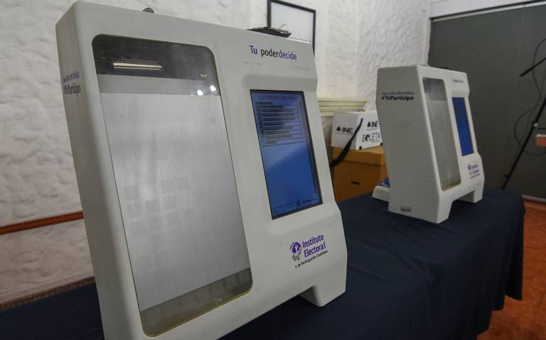 Inclusivas y certeras, así son las urnas electrónicas que se utilizarán ...