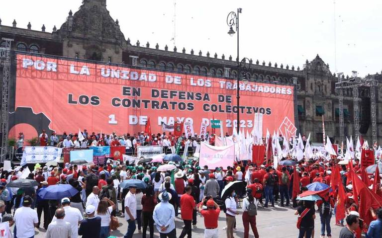 Miles marchan en CDMX por el Día del Trabajo (nota de OEM-Informex ...