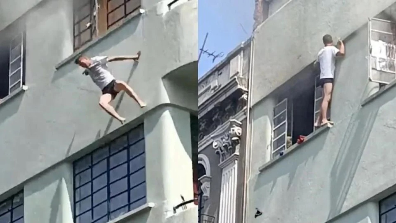 Joven trata de salvarse de un incendio en CDMX y cae desde el tercer ...