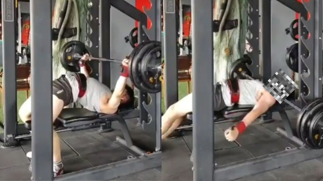 [#VIDEO SENSIBLE] Hombre es asfixiado al tratar de levantar demasiados ...