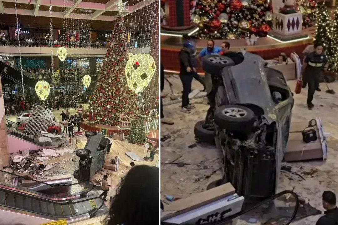 [#VIDEO] Auto cae desde cuarto piso de centro comercial en Guatemala ...